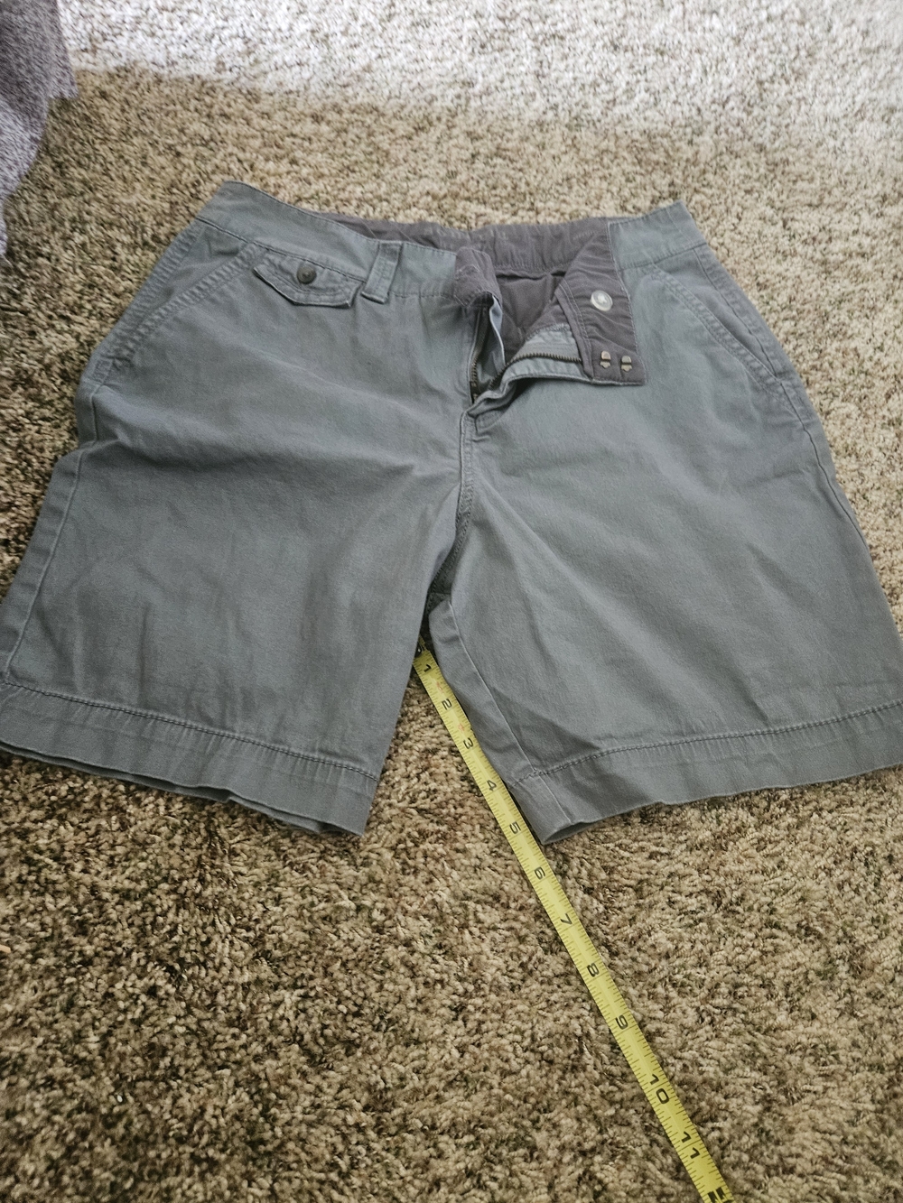 Sonoma Women's Charcoal Gray Stretch Cotton Shorts